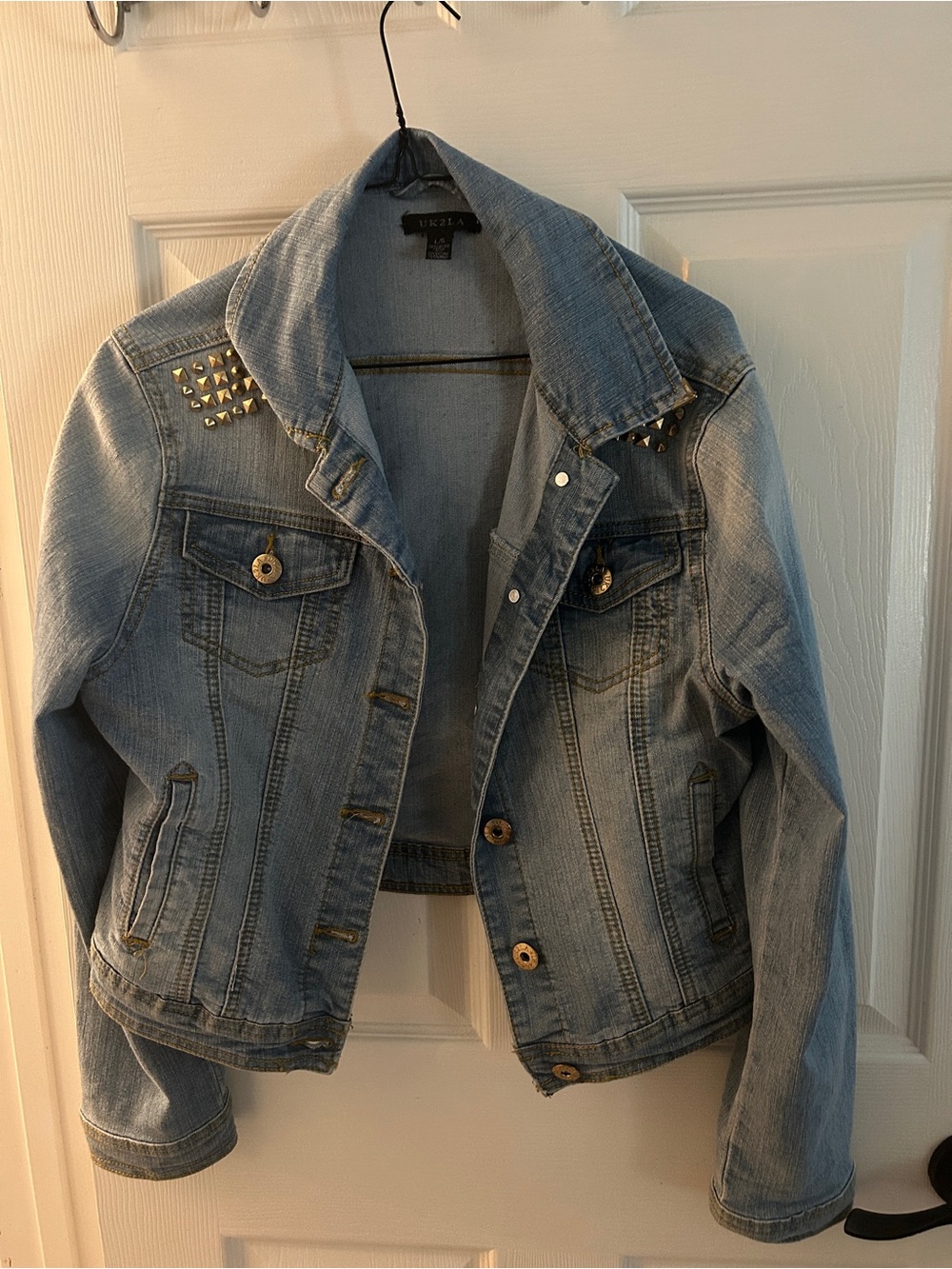 Studded Denim Jacket - women’s